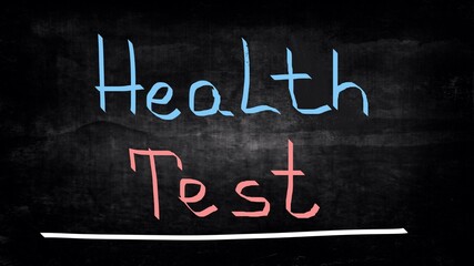 Obraz premium Health test