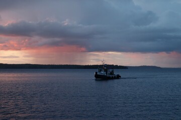 Obraz premium ship in the sea in Tampere