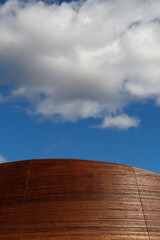 sky, clouds and wood in Helsinki