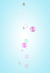 カラフルな球体