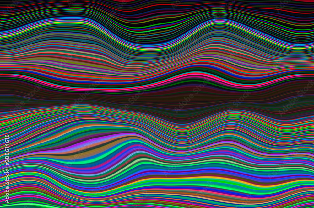 Aufkleber abstract digital wave pattern / abstract minimalistic background of a digital wave pattern.