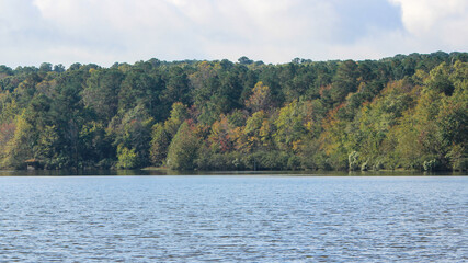 Fototapeta na wymiar autumn at the lake