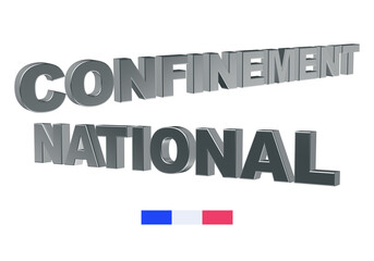 confinement national 3D métal
