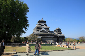 熊本城の天守閣