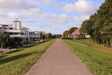 Blick auf das Ostseeheilbad Zingst in Mecklenburg-Vorpommern