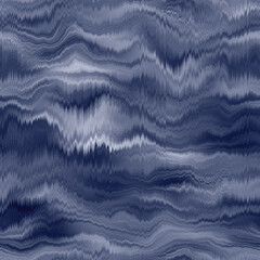 Seamless abstract wave pattern. Vivid degrade blur ombre radiant surreal blurry saturated digital wavy ocean water seamless repeat raster jpg swatch. Soft gentle subtle fuzzy soft out of focus blobs.