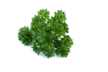 Parsley isolated on white background