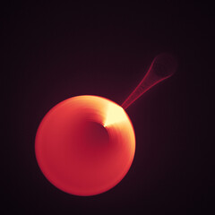 Abstract Colorful Flares of Shapes and Lines