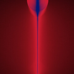 Abstract Colorful Flares of Shapes and Lines