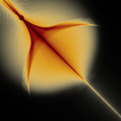 Abstract Colorful Flares of Shapes and Lines