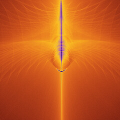 Abstract Colorful Flares of Shapes and Lines