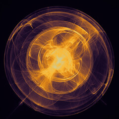 Abstract Colorful Flares of Shapes and Lines