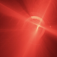 Abstract Colorful Flares of Shapes and Lines