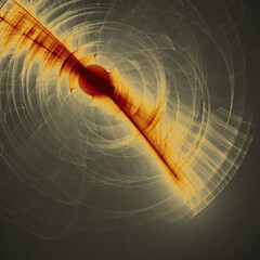 Abstract Colorful Flares of Shapes and Lines