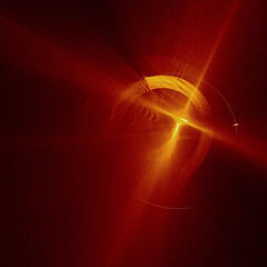Abstract Colorful Flares of Shapes and Lines