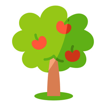 apple tree template for children