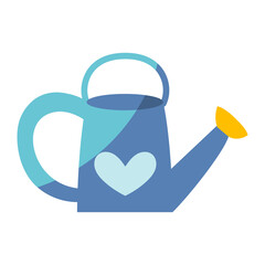 Obraz premium Isolated gardening watering can icon - Vector illustration