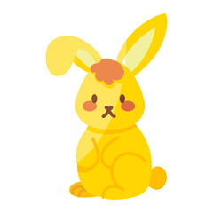 Isolated cute bunny icon. Animal icon - Vector