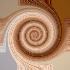 vortex brown abstract. Ripple design with ornament style

