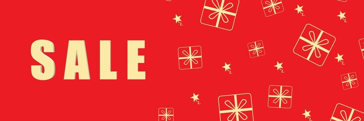 SALE banner template, printable flyers, red color, for advertisement, animation	