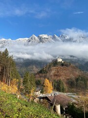mountain village in the mountains