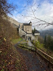castle in the mountains