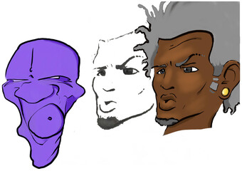 man looks and discerns spirits through holy ghost   