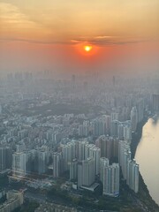 city sunset