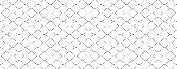 Mesh texture for fishing net. Seamless pattern for sportswear or football gates, volleyball net, basketball hoop, hockey, athletics. Abstract net background for sport. Vector mesh