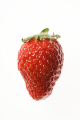 白バックにイチゴ