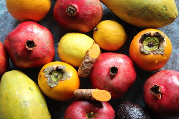 fruits and kurkuma