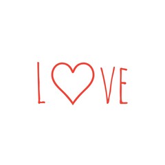 ''Love'' / Lettering / Sign / Design