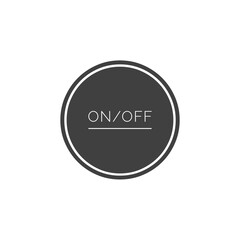 ''On/Off'' Symbol / Lettering / Sign / Switch Button Design