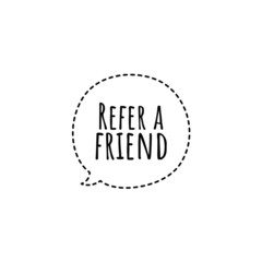 ''Refer'' / Web/App Design Development Sign / Element / Symbol