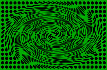 Abstract green color background with swirl effect
