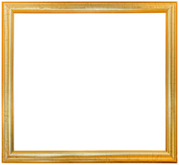 Golden Frame Cutout with Clipping path