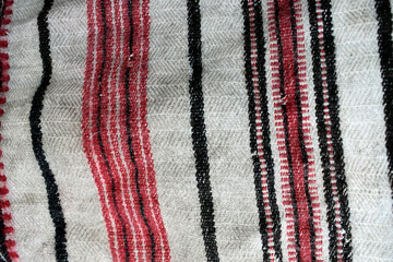 Photo of homespun cloth with patterns