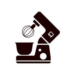 Stand mixer vector icon. filled flat sign