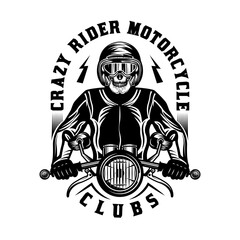 Vintage Custom Motorcycle Vintage Badge Emblem