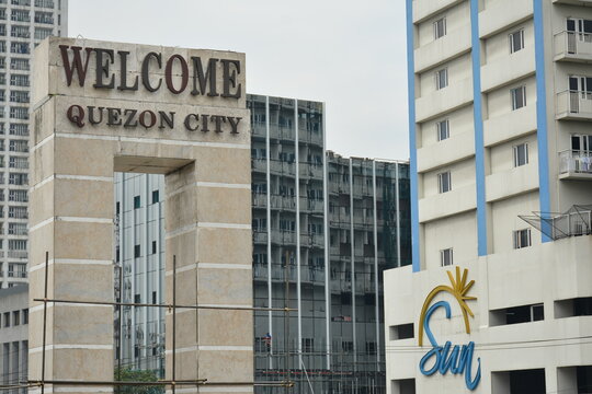 Welcome rotunda structure in Quezon City, Philippines