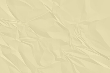 crumpled yellow paper background close up