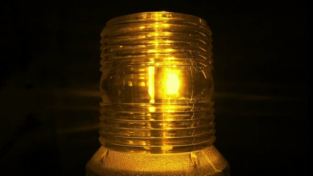 Flashing Yellow Beacon - Security Industry