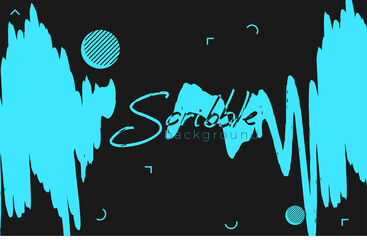 Scribble trendy colour background. Colorful background for printing brochure, poster, card, print, textile,magazines, sport wear. Modern trendy design.