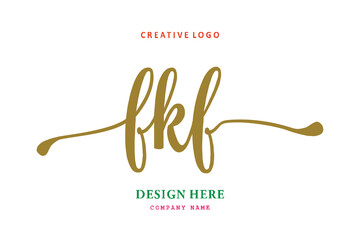 FKF lettering logo is simple, easy to understand and authoritative