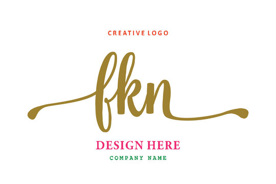 FKN lettering logo is simple, easy to understand and authoritative