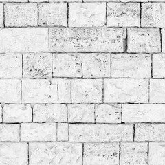 Fototapeta premium 8K sandstone blocks roughness texture, height map or specular for Imperfection map for 3d materials, Black and white texture