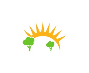 Obraz premium Sun logo 