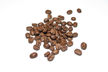 Coffee on white background