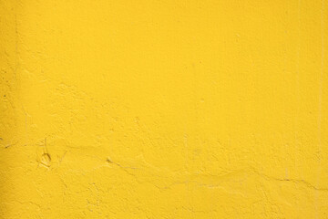 Old wall pattern texture cement yellow abstract white color design are light with gradient background.