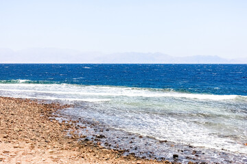 Egypt, Sinai Peninsula - 02/05/2015: Red sea beach.